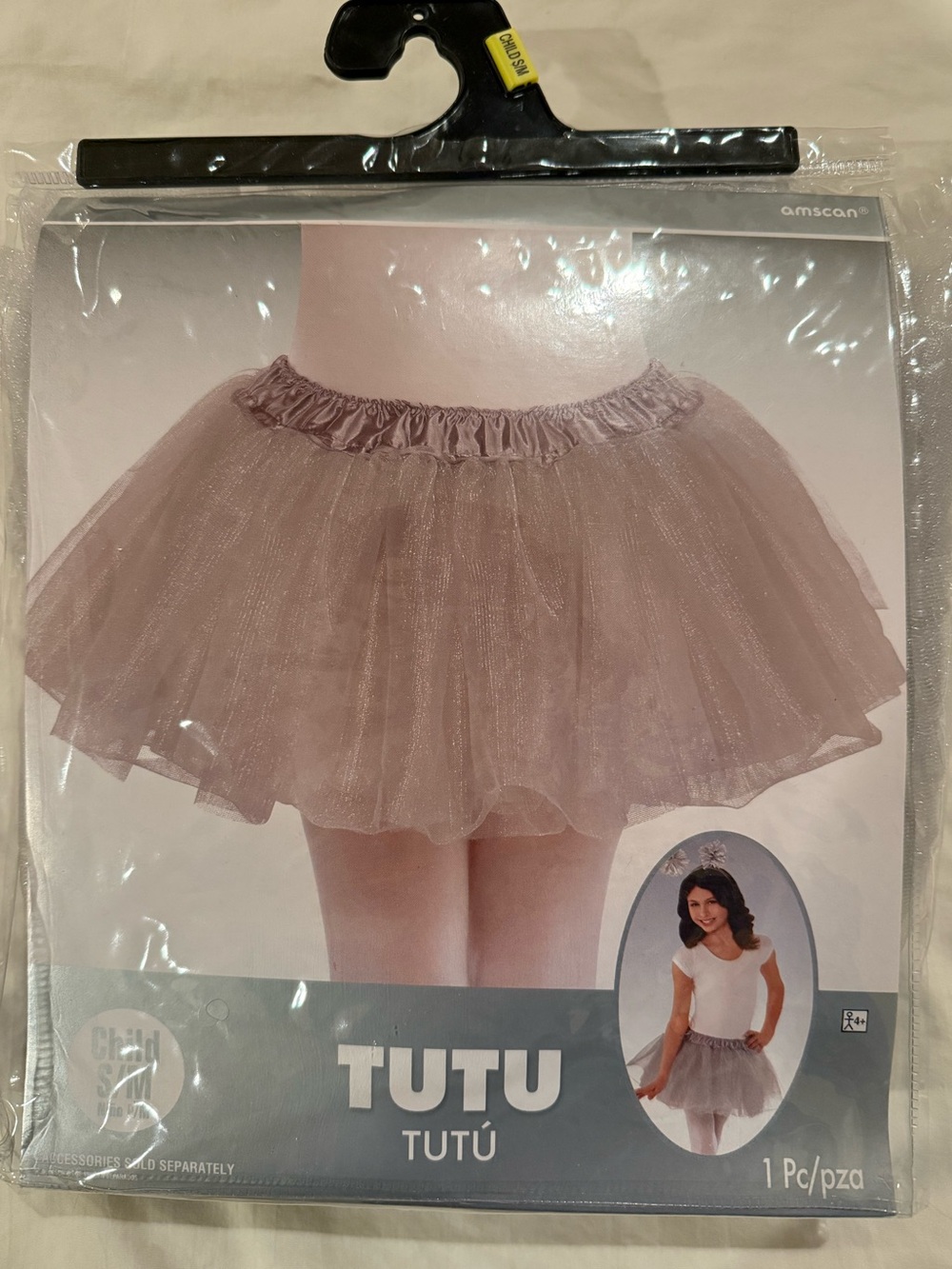 Amscan Child’s Silver Tulle Tutu